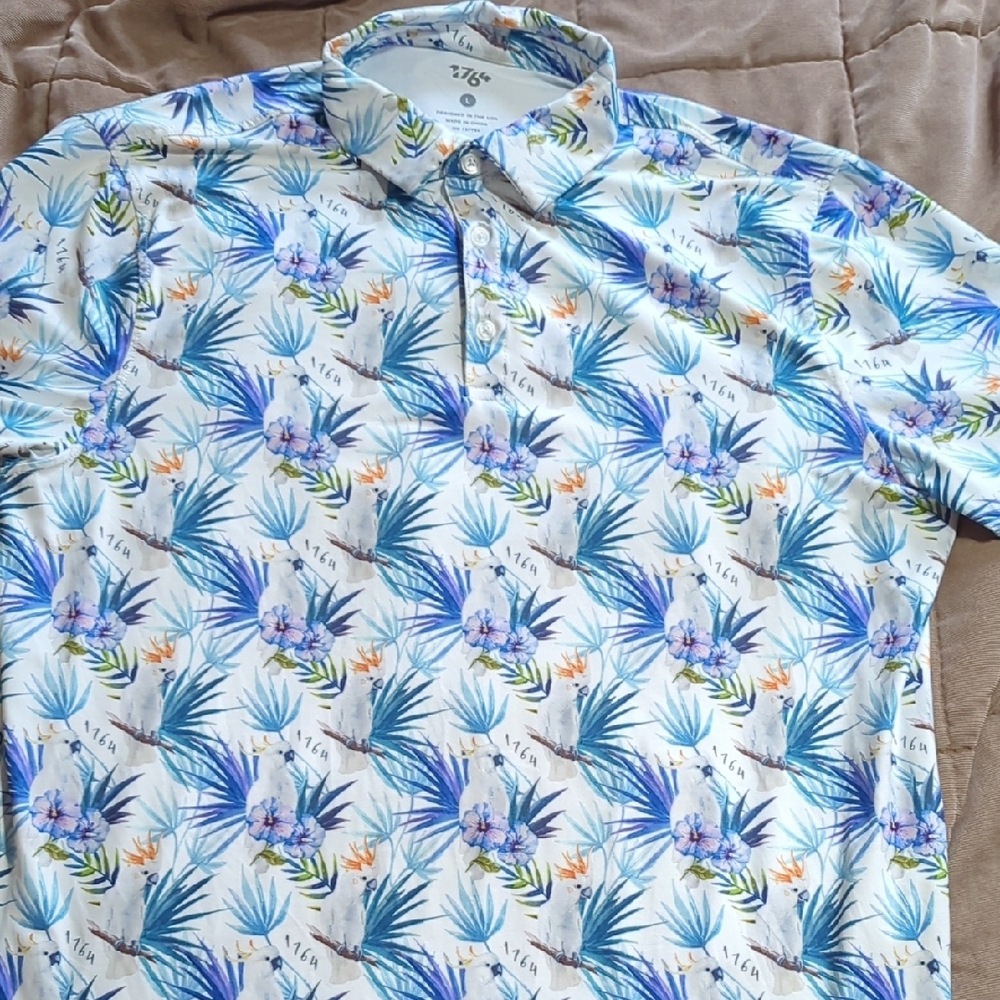 Men's Tropical Print Shirt